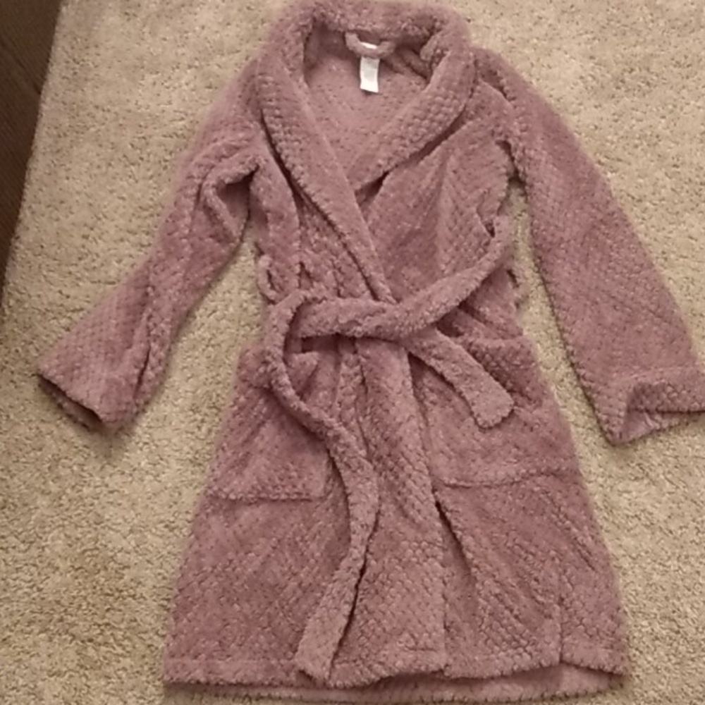 Short Purple Robe, Two Large Front pockets